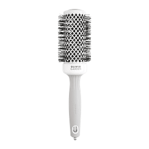 Olivia Garden Blowout Shine White&Grey plaukų šepetys 45 mm