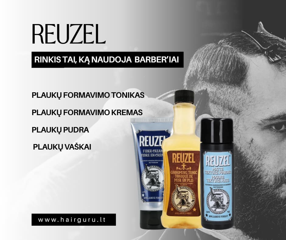 Reuzel plaukų priežiūros priemonės